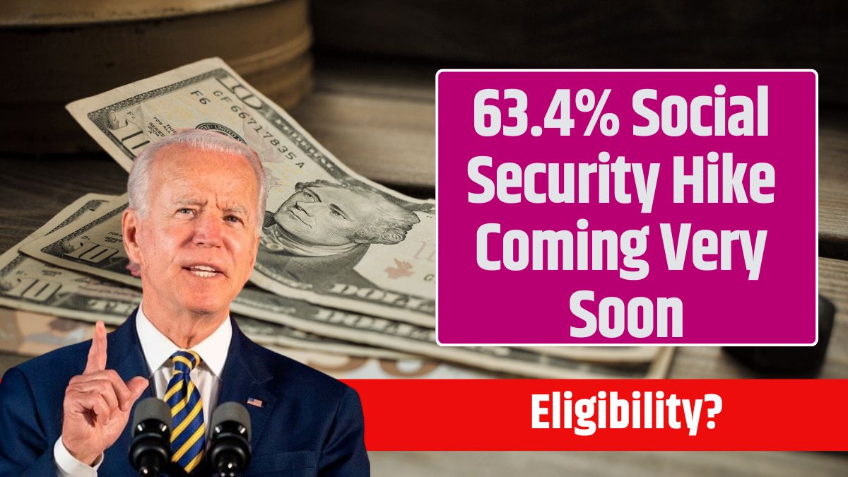 63.4% Social Security Hike Coming Very Soon