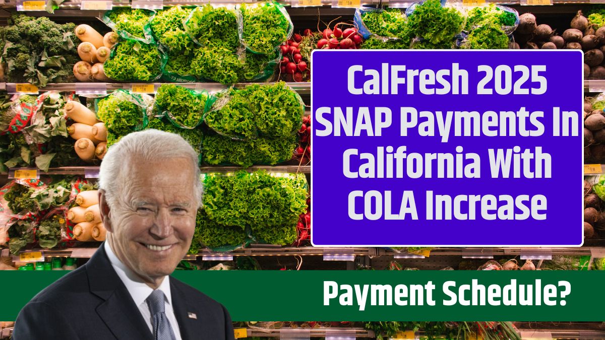 CalFresh 2025 SNAP Payments In California With COLA Increase