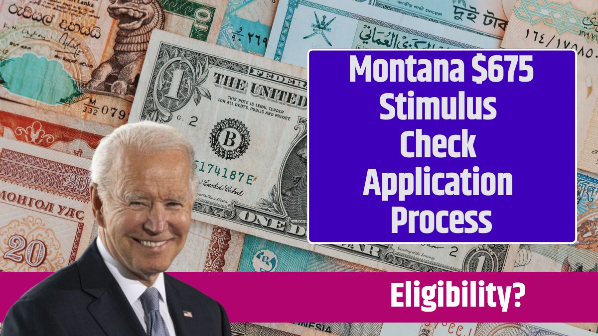 Montana $675 Stimulus Check Application Process