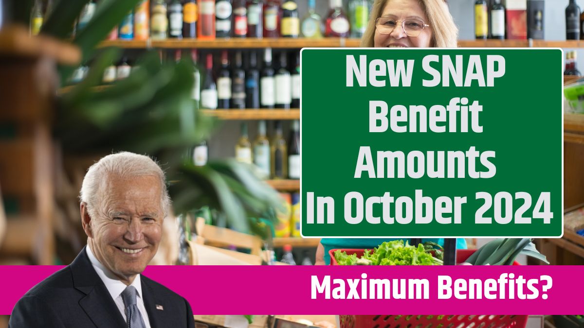 New SNAP Benefit Amounts In October 2024