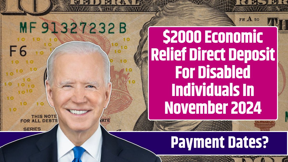 2000 Economic Relief Direct Deposit For Disabled Individuals In