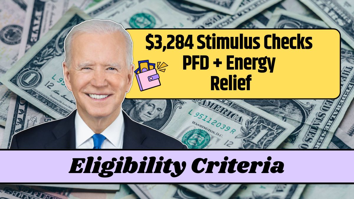 $3,284 Stimulus Checks PFD + Energy Relief