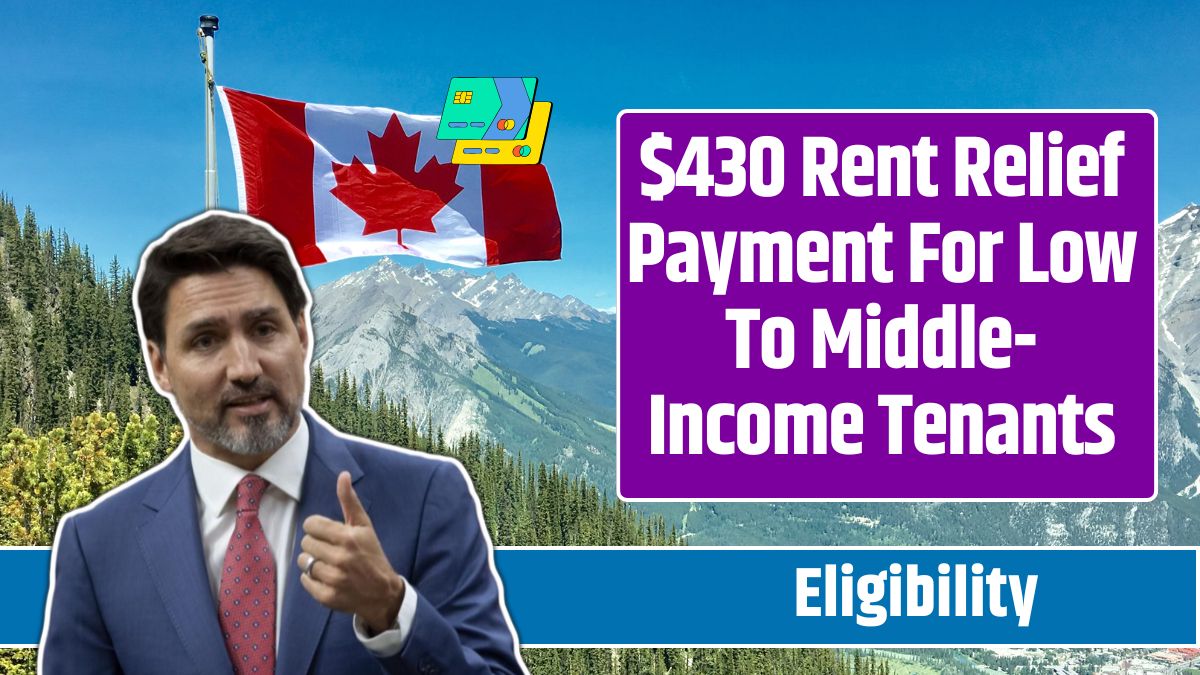 $430 Rent Relief Payment For Low To Middle-Income Tenants