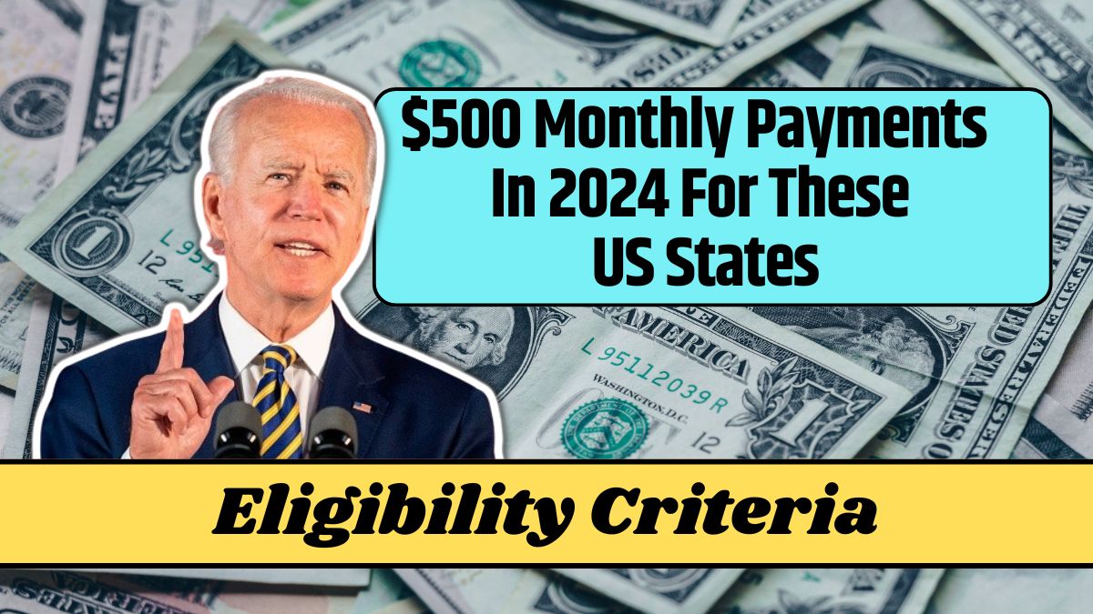 $500 Monthly Payments In 2024 For These US States