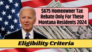 $675 Homeowner Tax Rebate Only For These Montana Residents 2024