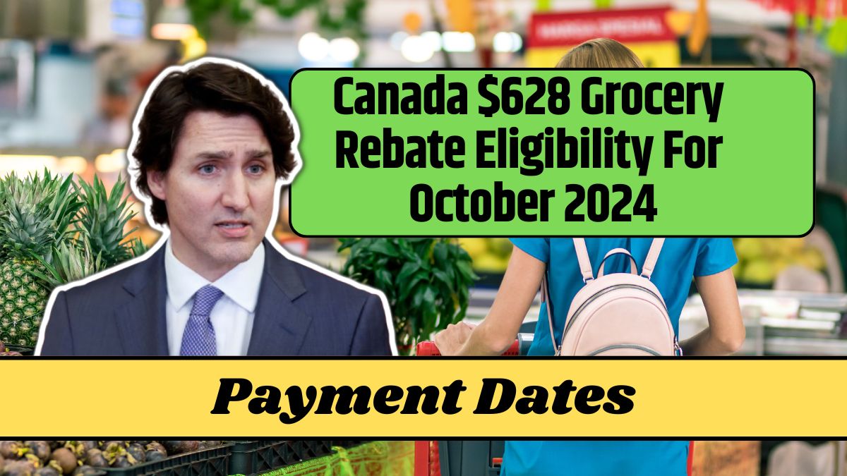 Canada $628 Grocery Rebate Eligibility For October 2024