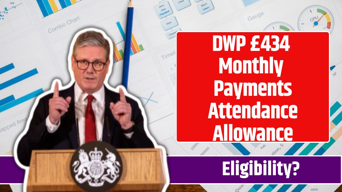 DWP £434 Monthly Payments Attendance Allowance