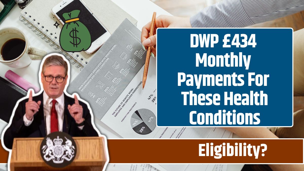 DWP £434 Monthly Payments For These Health Conditions