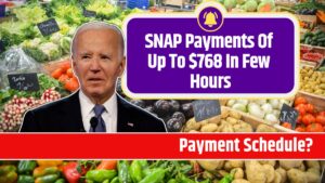 SNAP Payments Of Up To $768 In Few Hours