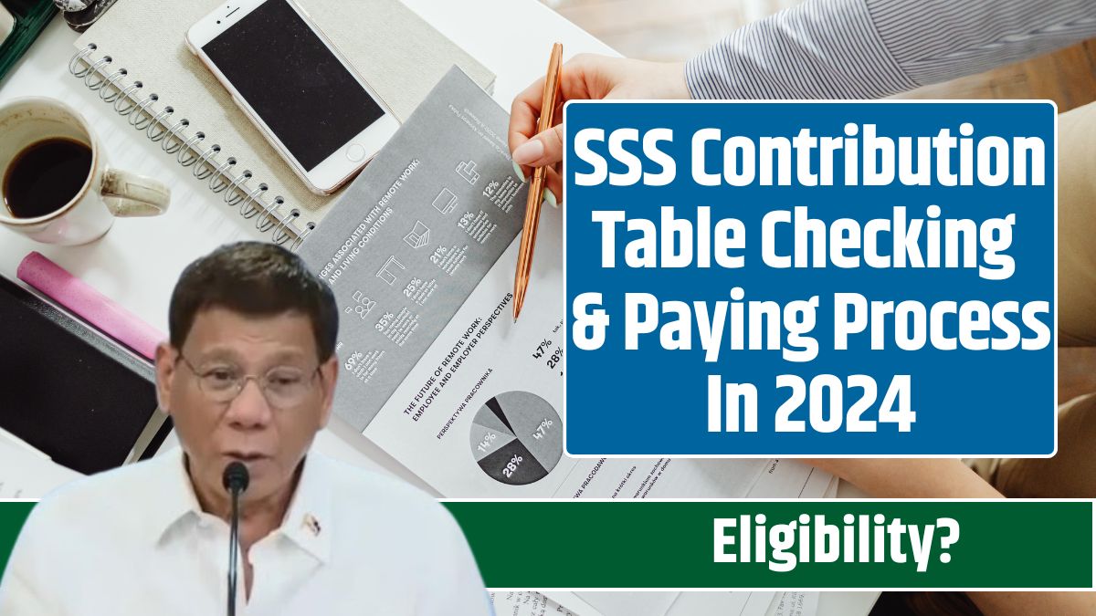 SSS Contribution Table Checking & Paying Process In 2024