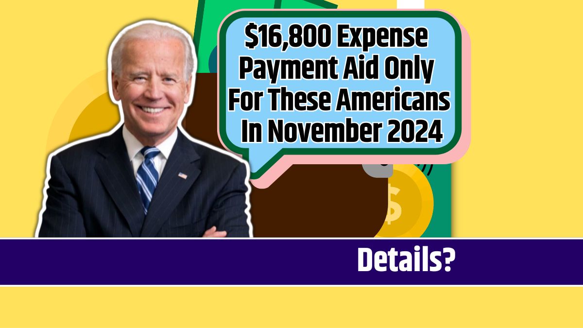 $16,800 Expense Payment Aid Only For These Americans In November 2024