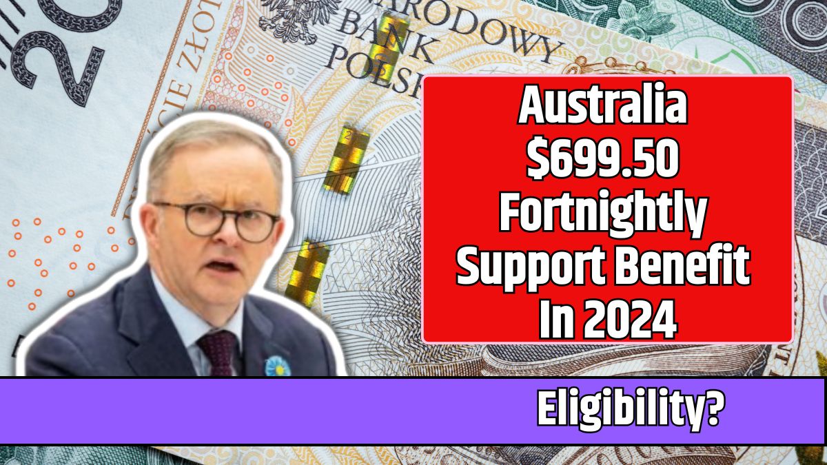 Australia $699.50 Fortnightly Support Benefit In 2024