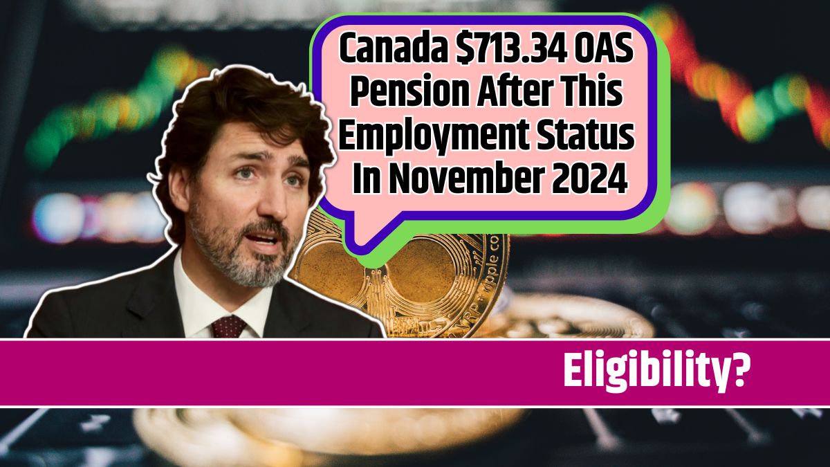 Canada $713.34 OAS Pension After This Employment Status In November 2024