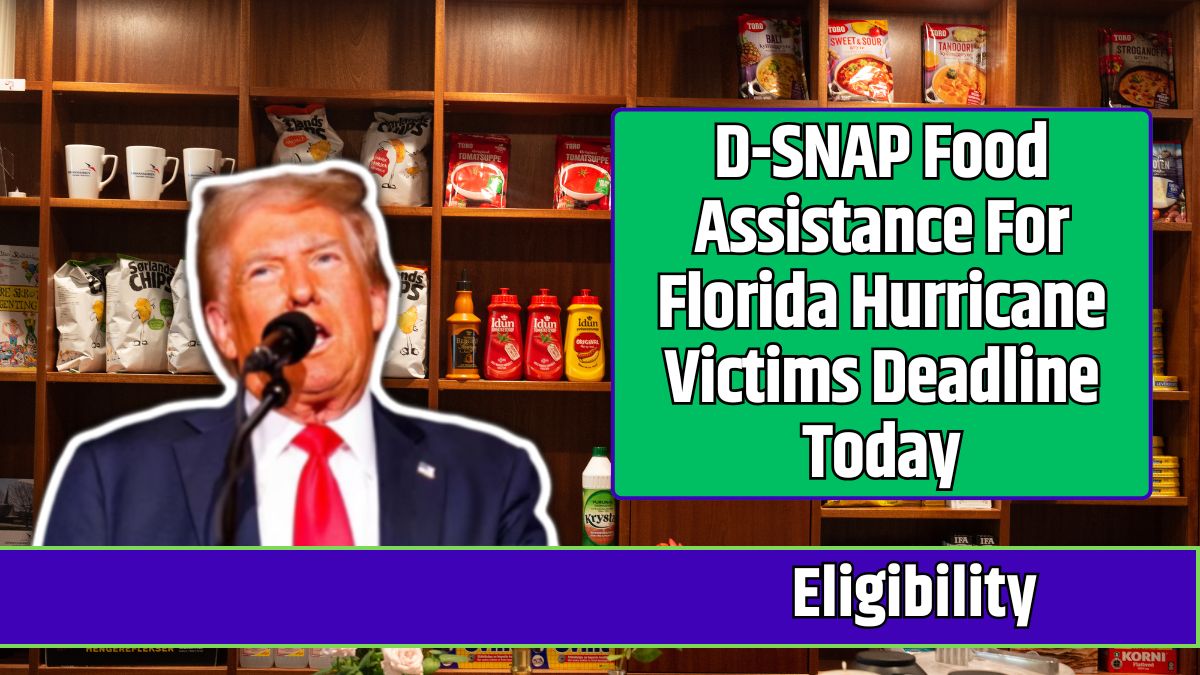 D-SNAP Food Assistance For Florida Hurricane Victims Deadline Today