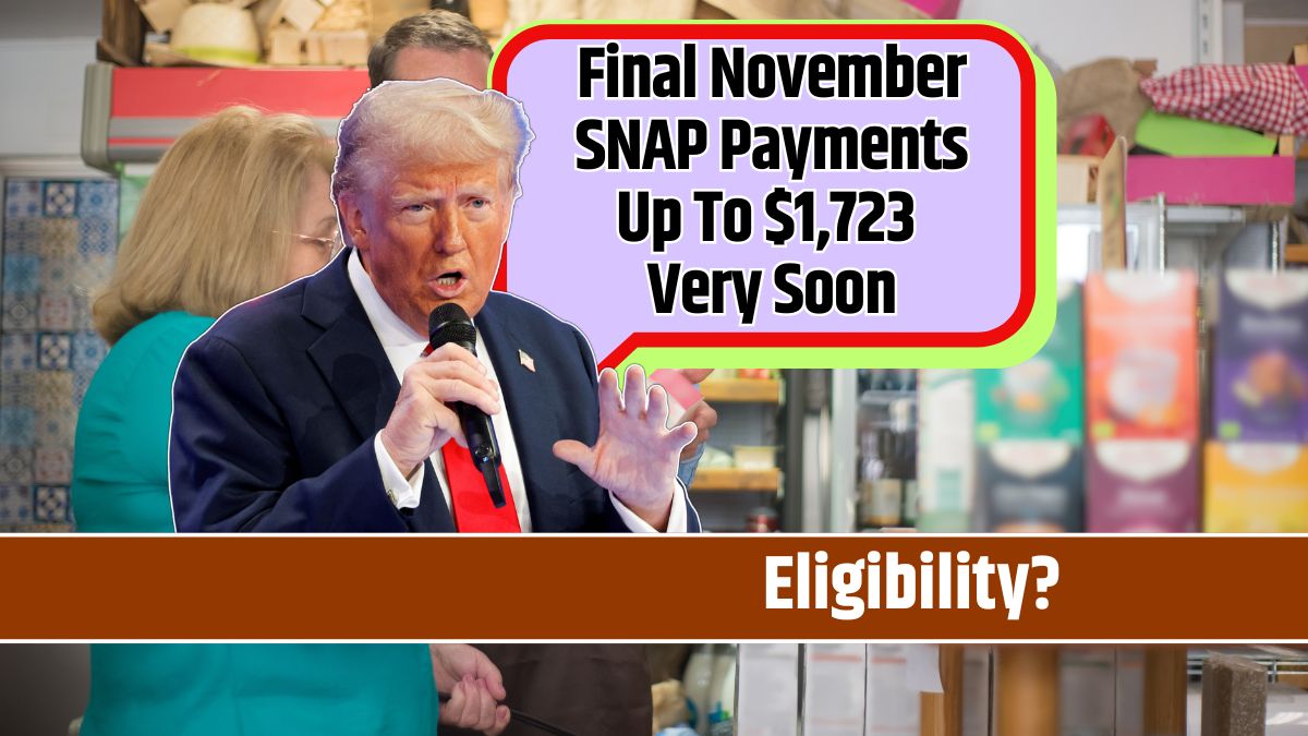 Final November SNAP Payments Up To $1,723 Very Soon