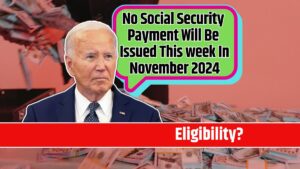 No Social Security Payment Will Be Issued This week In November 2024