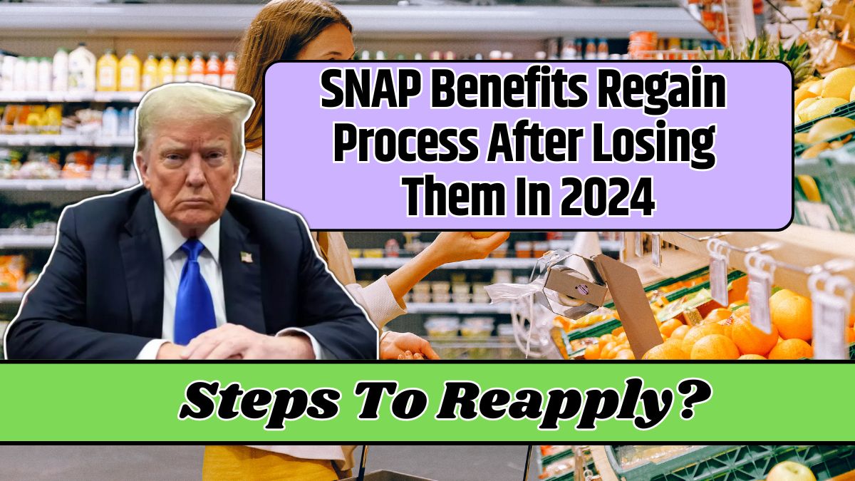 SNAP Benefits Regain Process After Losing Them In 2024