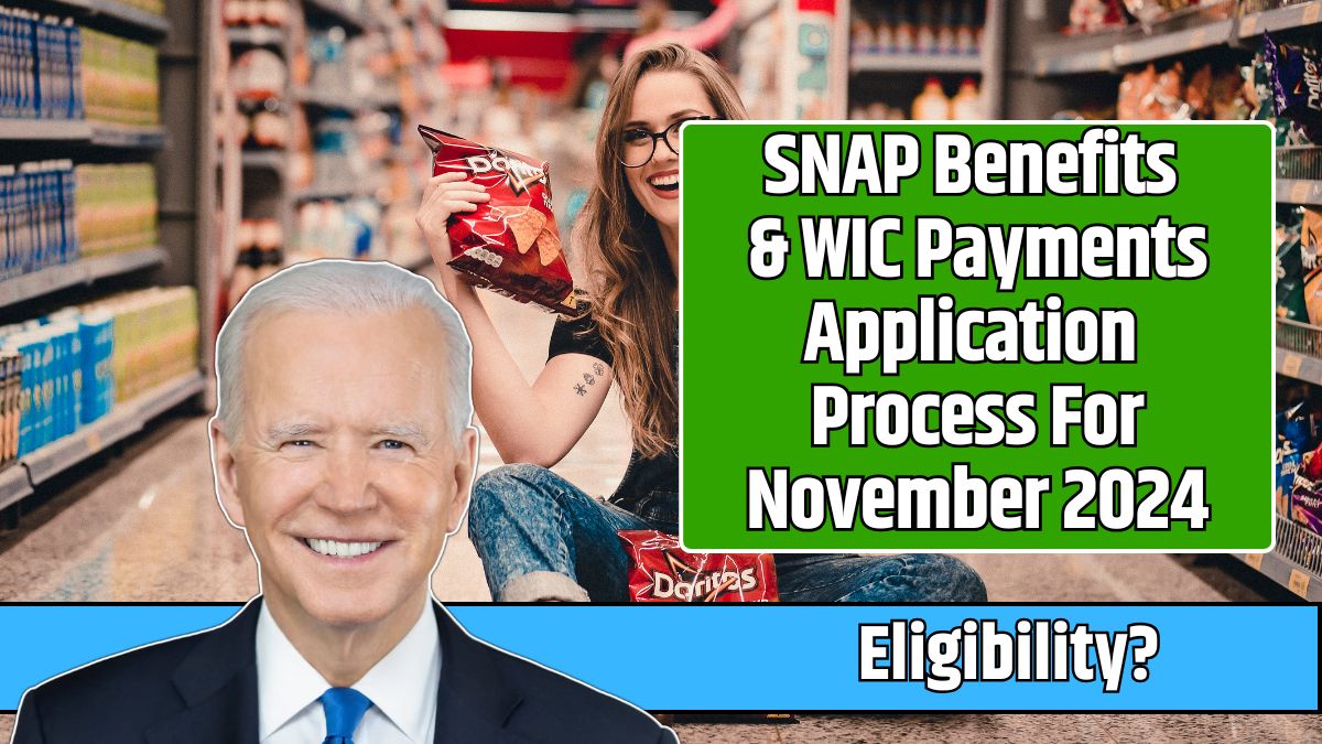 SNAP Benefits & WIC Payments Application Process For November 2024