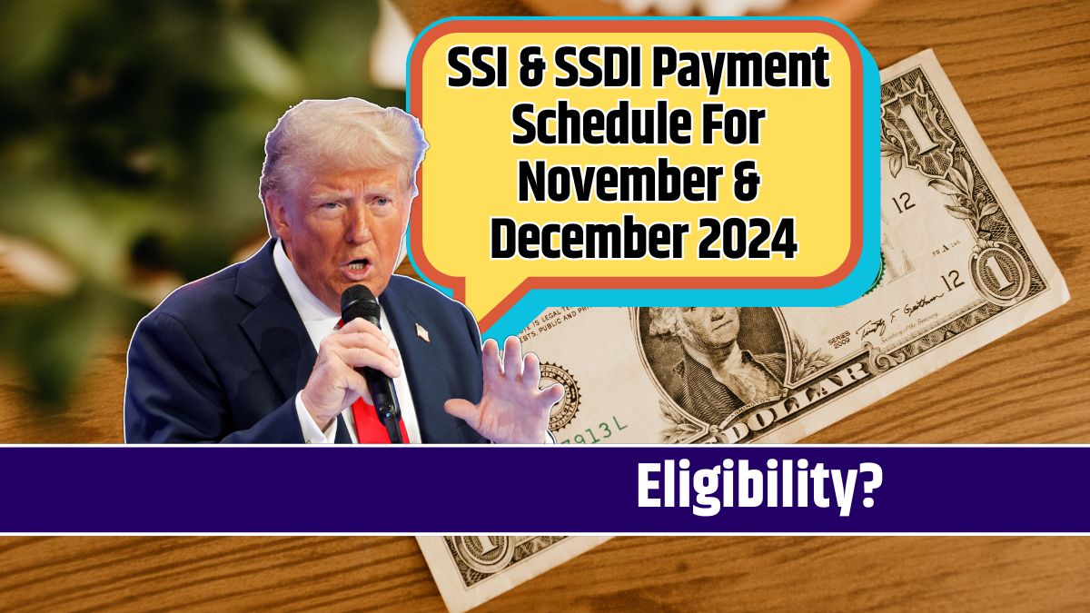 SSI & SSDI Payment Schedule For November & December 2024 Know Amount