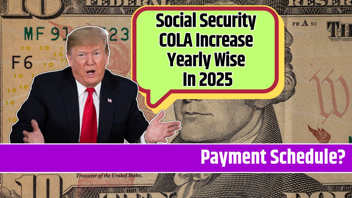 Social Security COLA Increase Yearly Wise In 2025 Know Payment